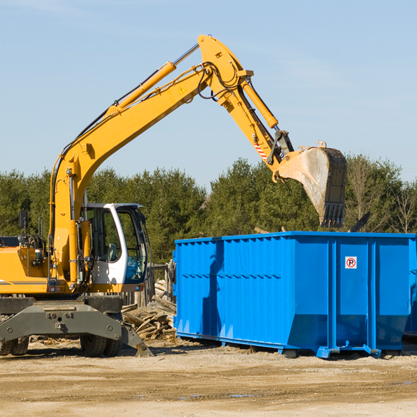 what size residential dumpster rentals are available in Shoreham